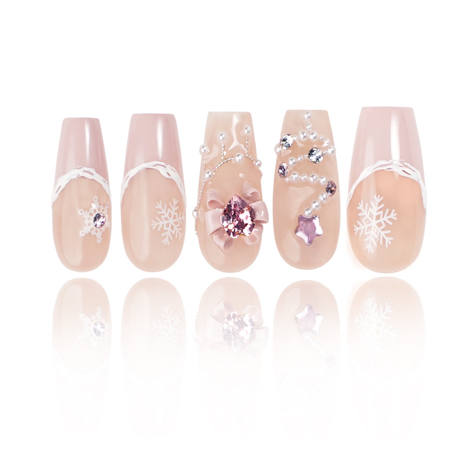 Siva Nail, Winter Glow, unghie finte Holiday Luxe