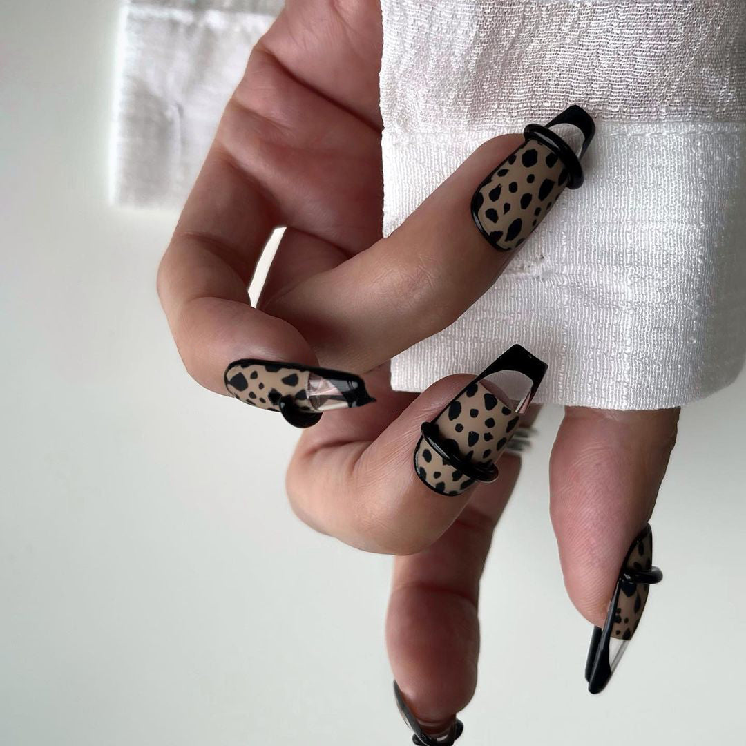 Siva Nail, Wildspot, unghie finte fatte a mano in stile stampa animalier