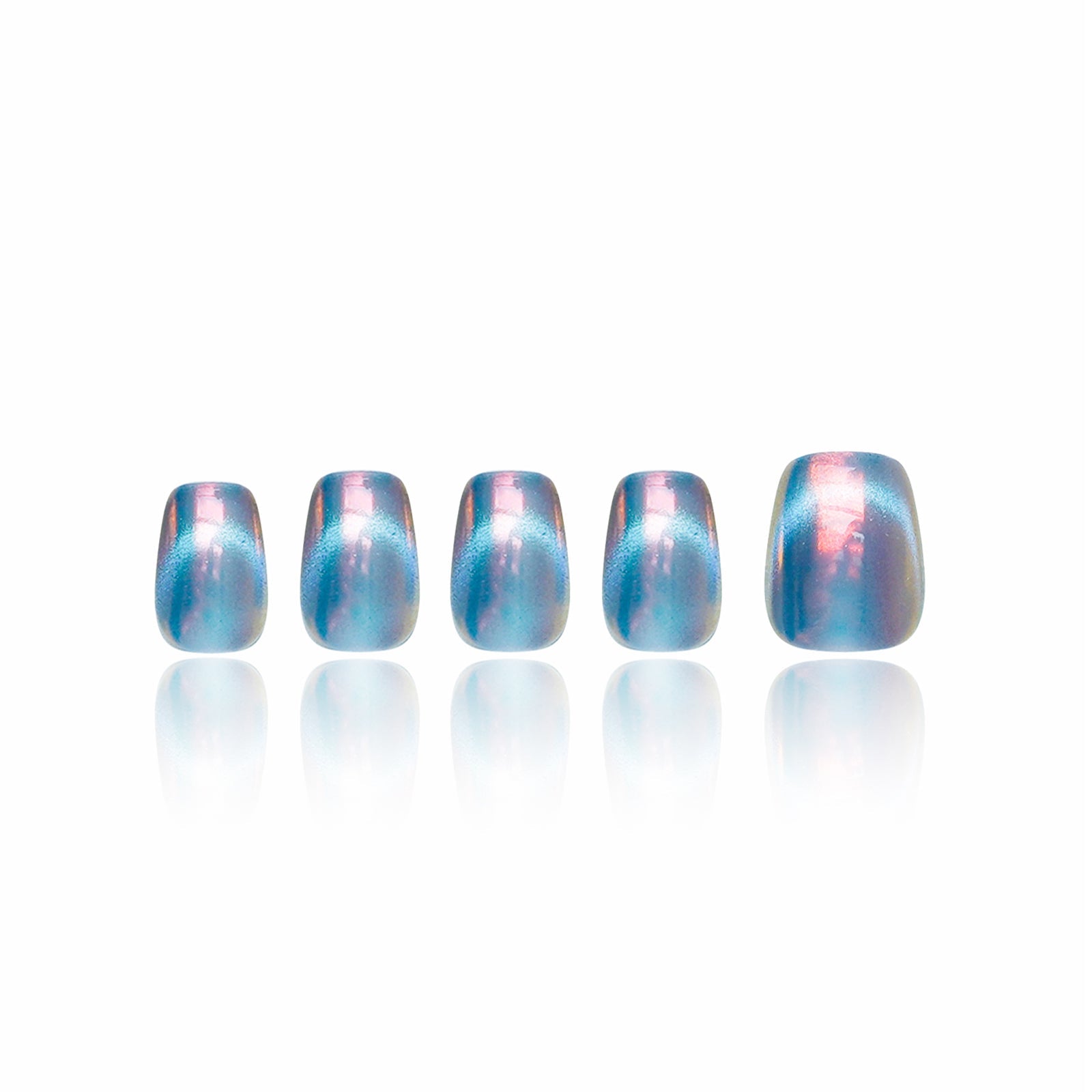 Siva Nail, Evening Glow, Elegant Aura, Handmade Press on Nails