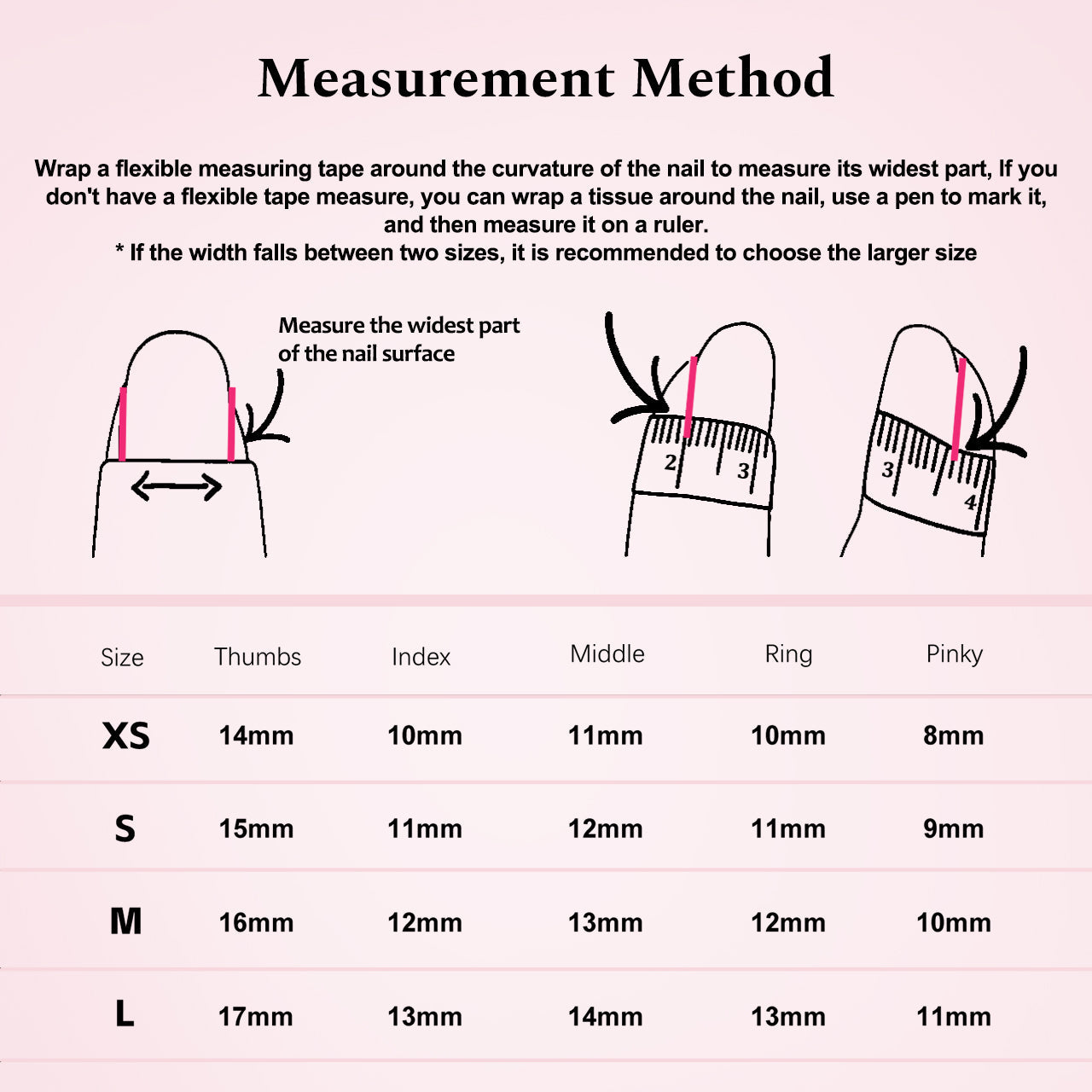 fade-gold-Press_on_Nails_standard_size_chart