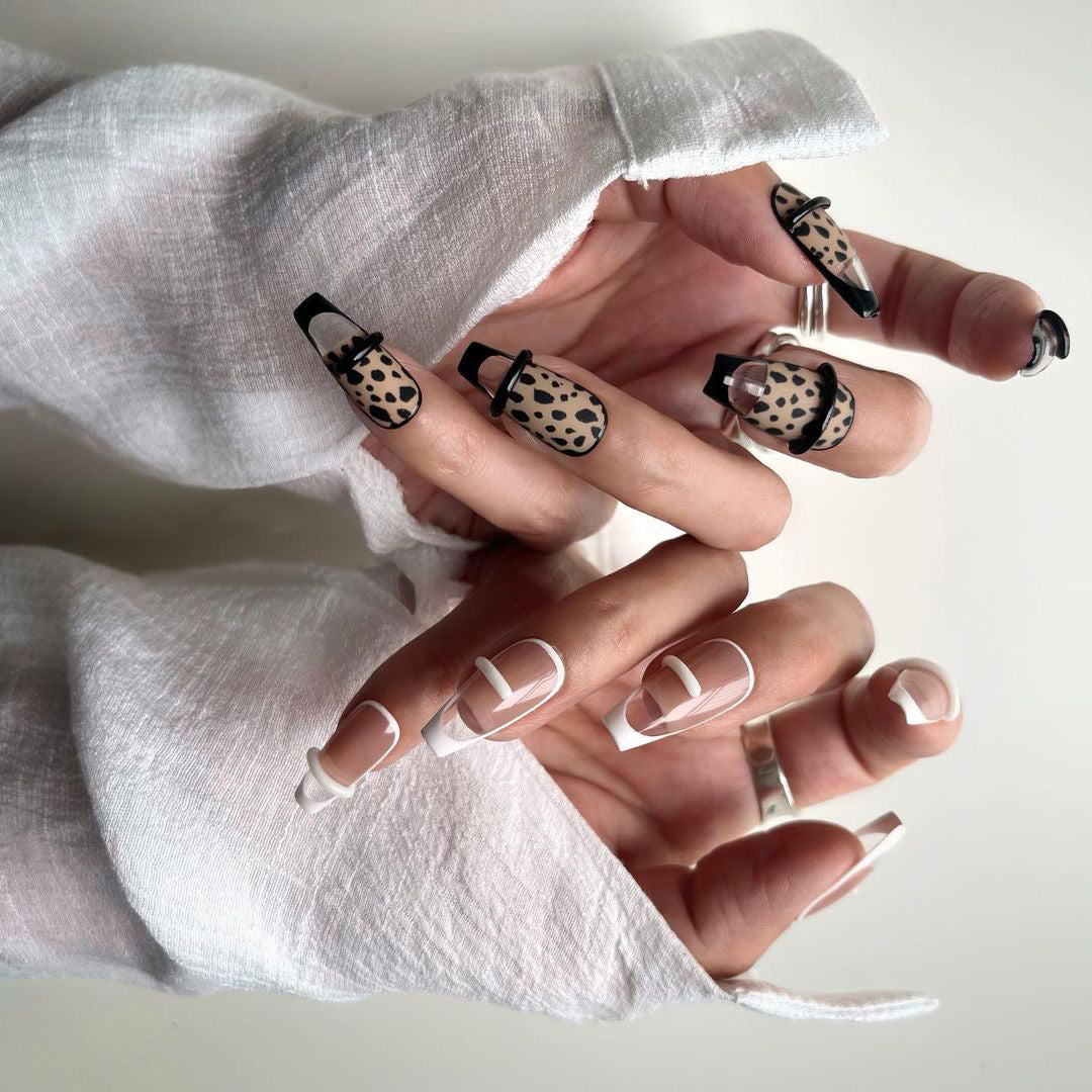 Siva Nail, Wildspot, Animal Print Style Handmade Press on Nails