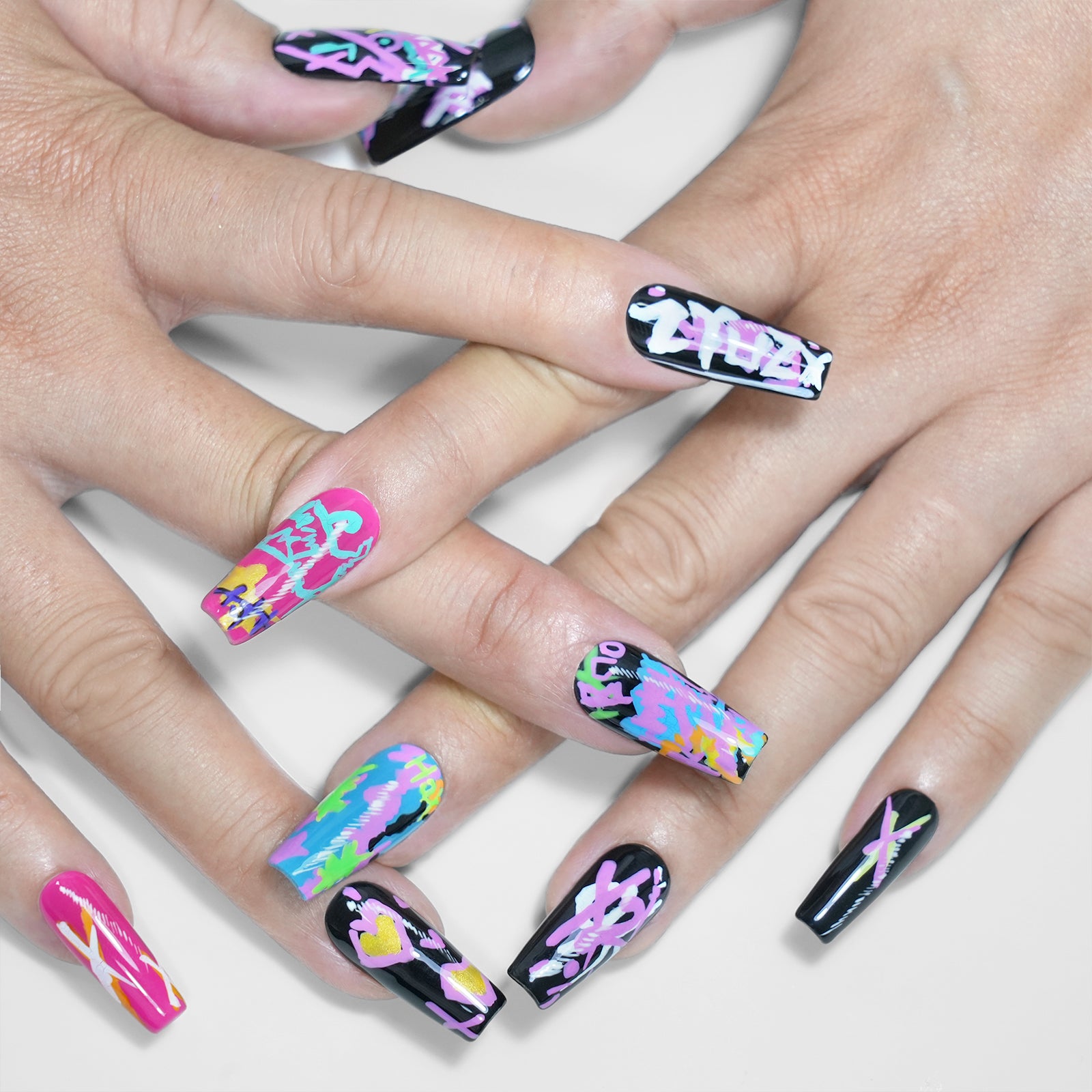 siva-nail-neon-groove-graffiti-style-press-on-nails-d8cec9c58de81359fc6604186fb80c19